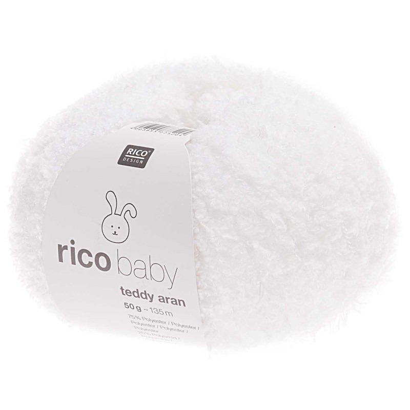 Fil Rico Baby Teddy Aran Blanc