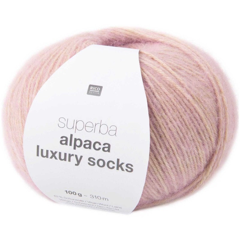 Fil Rico Superba Alpaca Luxury Socks Rose