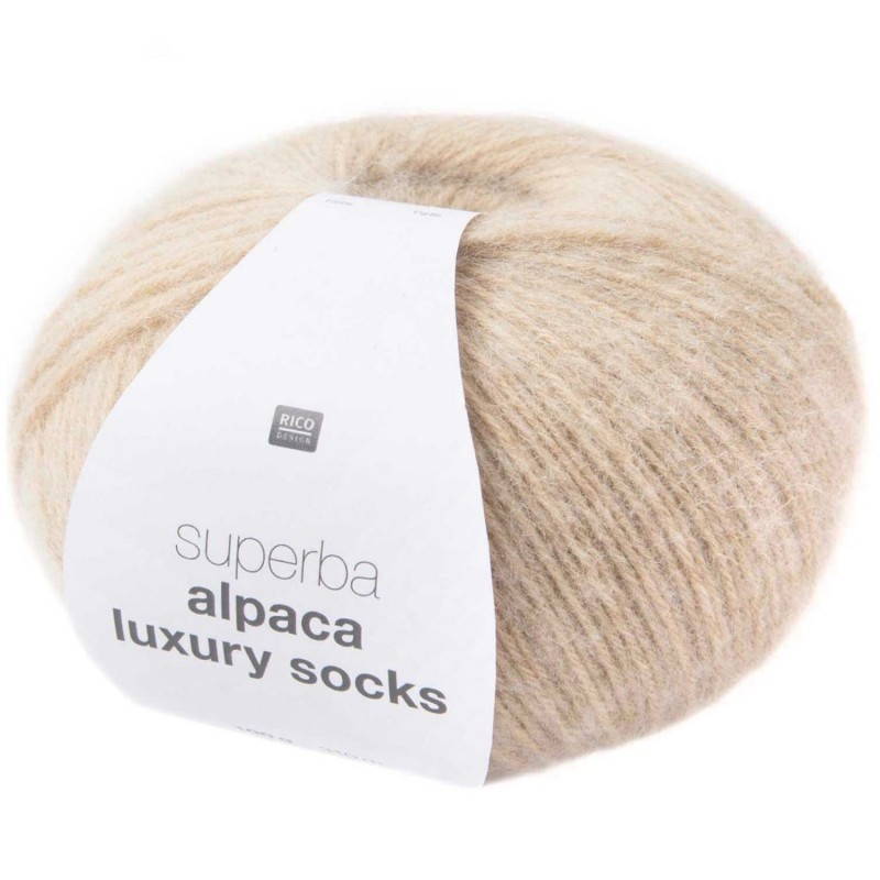 Fil Rico Superba Alpaca Luxury Socks Beige