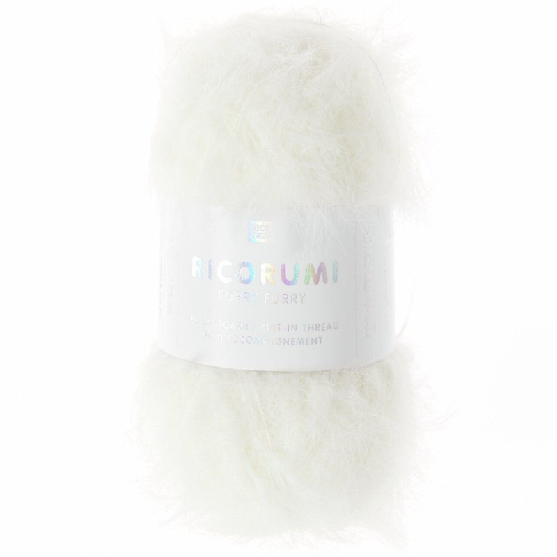 Fil Ricorumi Furry Furry Blanc