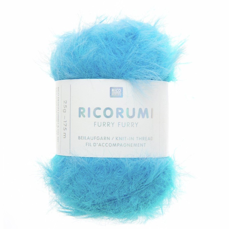 Fil Ricorumi Furry Furry Bleu ciel
